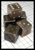 Dice : Dice - Metal Dice - Metal with Paint pips - eBay May 2016